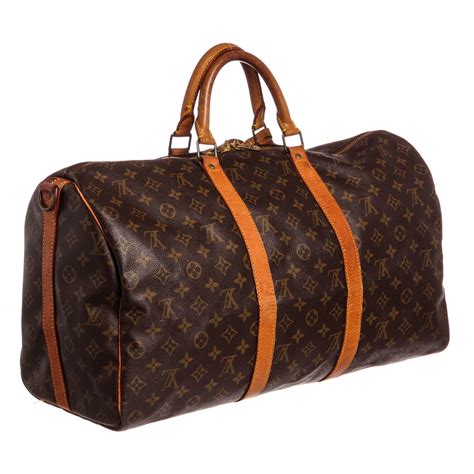 louis vuitton keepall 50 bandouliere price|Louis Vuitton duffle bag 50.